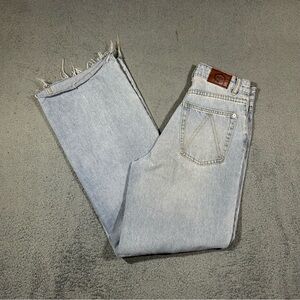 RVCA Camille Rowe Jeans Women’s 25 Light Wash High Rise Loose Fit Denim #1592